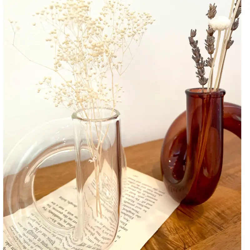 即納】カーブフラワーベース 花瓶 一輪挿し 海外インテリア | Cloche Room