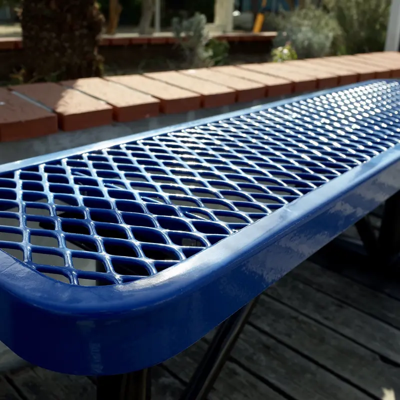 新品 アメリカ パークベンチ 公園 BENCH 椅子 RED