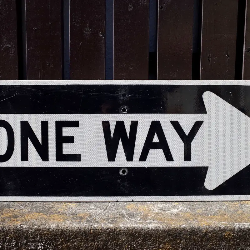 ビンテージ ONE WAY ワンウェイ ロードサイン 看板 アメリカ製