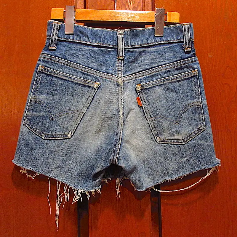 ビンテージ60's70's○Levi's 646 or 684デニムカットオフショーツBIG