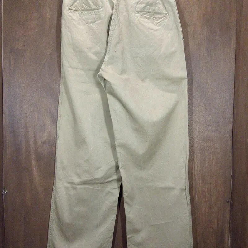 ビンテージ40's○U.S.ARMY M-45ボタンフライチノトラウザーズ W80cm