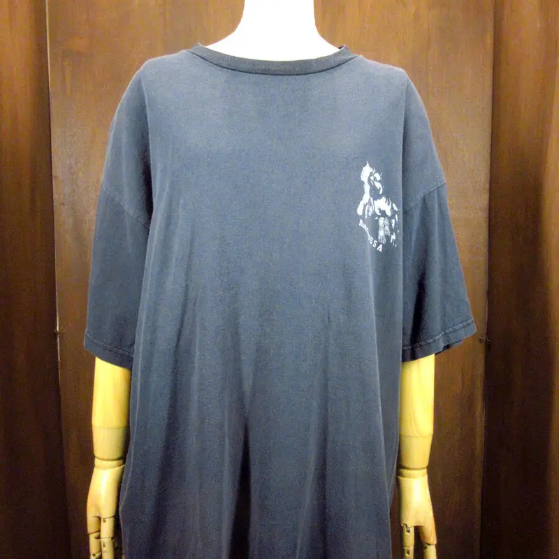 終売品 80s~90s LEAD DOG 両面プリントTEE 雰囲気系 ボロ系 L