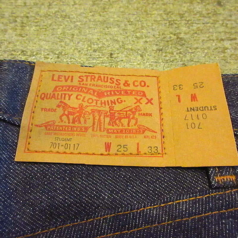 ビンテージ80's○DEADSTOCK Levi's 701-0117 STUDENT W25...