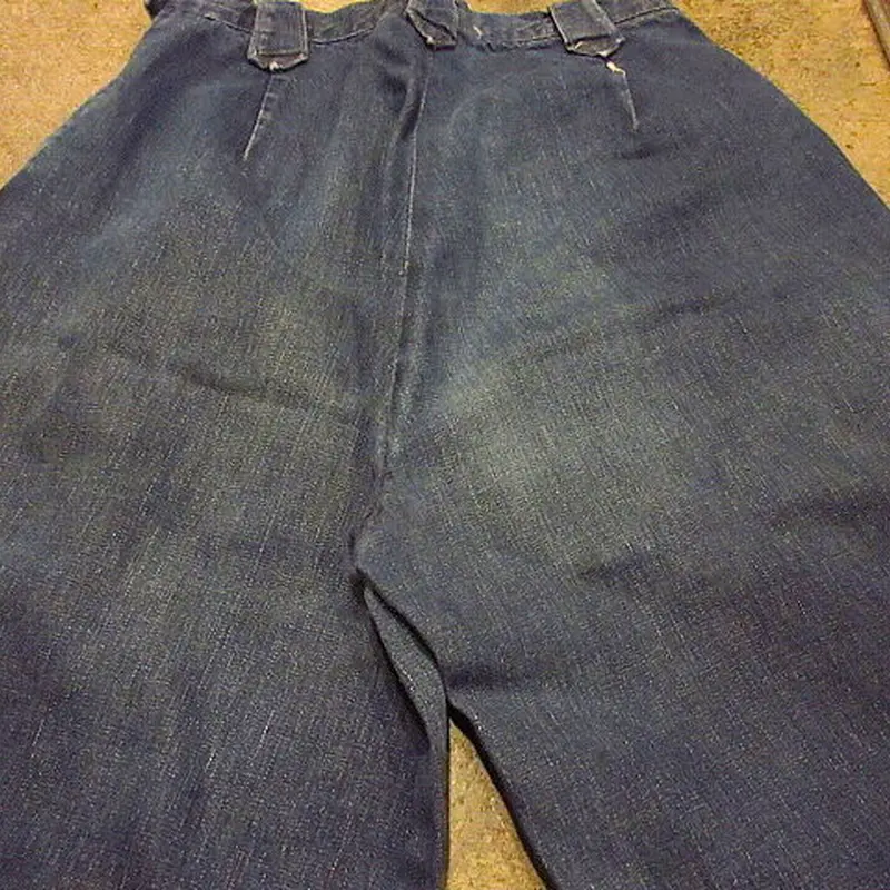 ビンテージ50's○Levi'sショートホーンデニムランチパンツW70cm