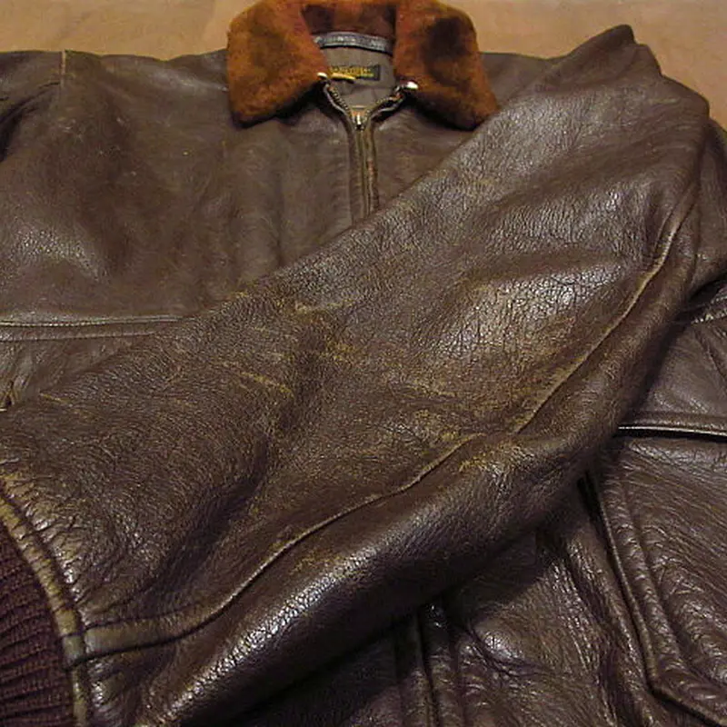 ビンテージ50's○U.S.NAVY G-1 55J14フライトジャケット size 38○2...