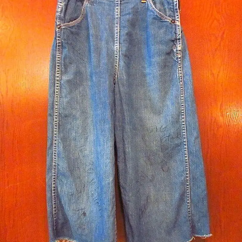 ビンテージ50's○RANCHCRAFTレディース カットオフデニムランチパンツ