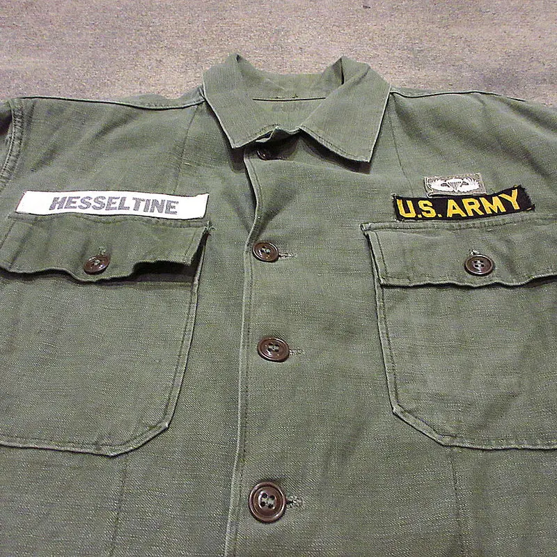 ビンテージ50's○U.S.ARMY OG-107初期型コットンサテンユーティリティ