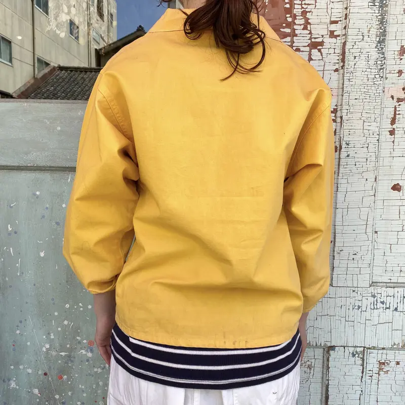 EURO vintage イエロー フィッシャーマンスモック [8668] | CRUNCH