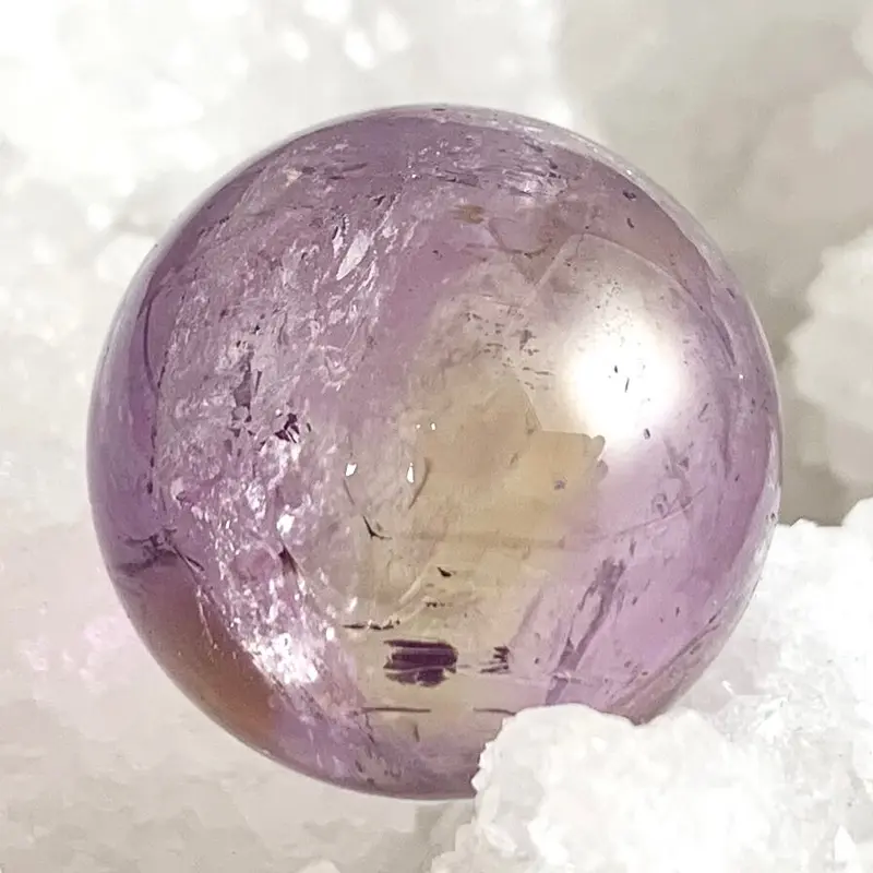 【10%オフSALE】 アメトリン スフィア 天然石 goldstone_ametrine-b8_1