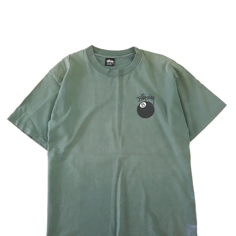 STUSSY 8ボール 80s USA製 黒タグ XL