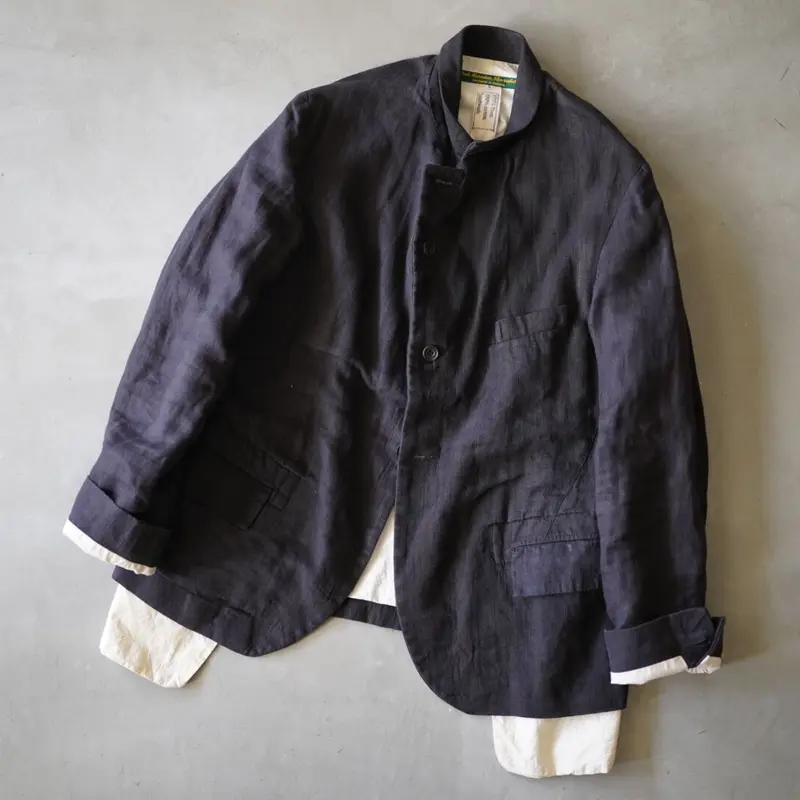 初期 コンビリネンポケットブレザージャケット / Paul Harnden(ポール