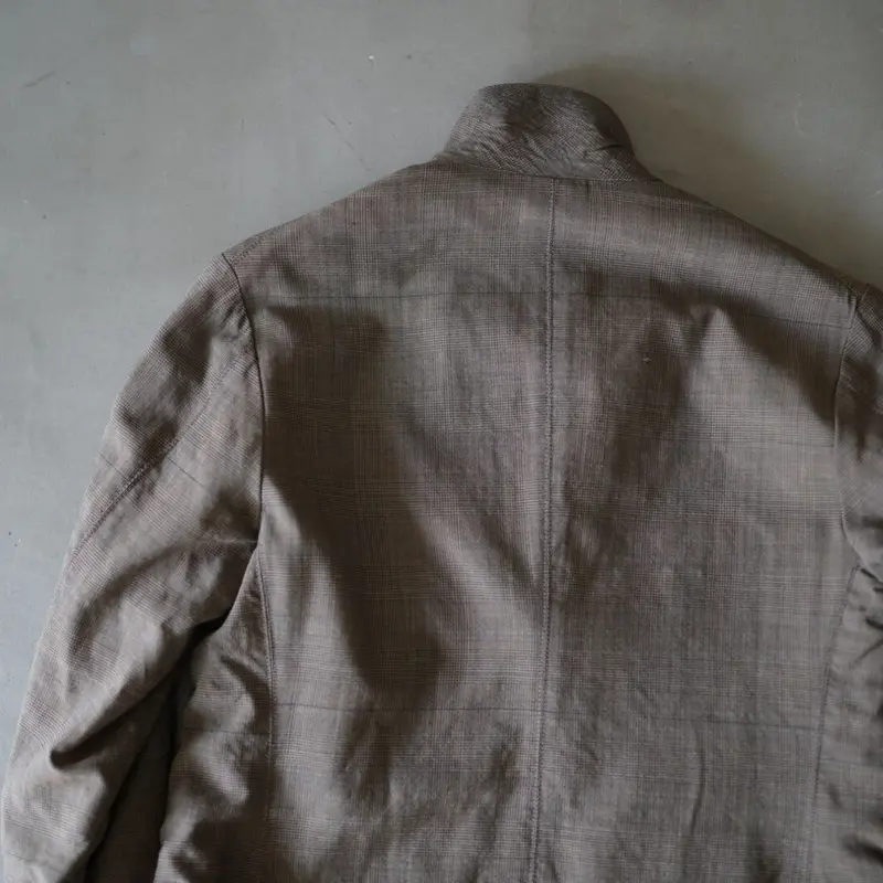 ウールチェックポケットブレザージャケット / Paul Harnden(ポール