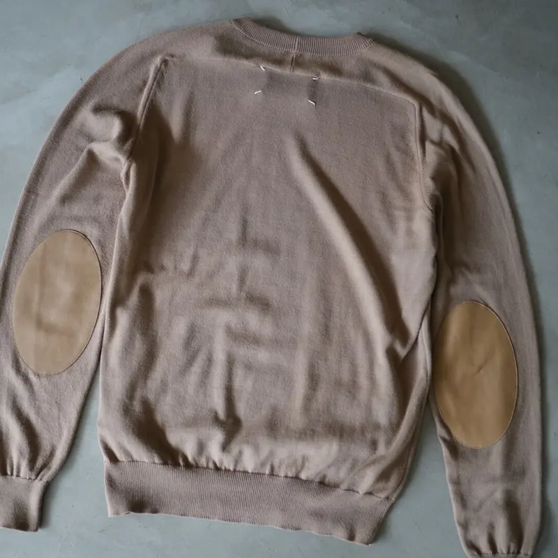01SS ハンマースリーブエルボーパッチニットセーター / Maison Martin