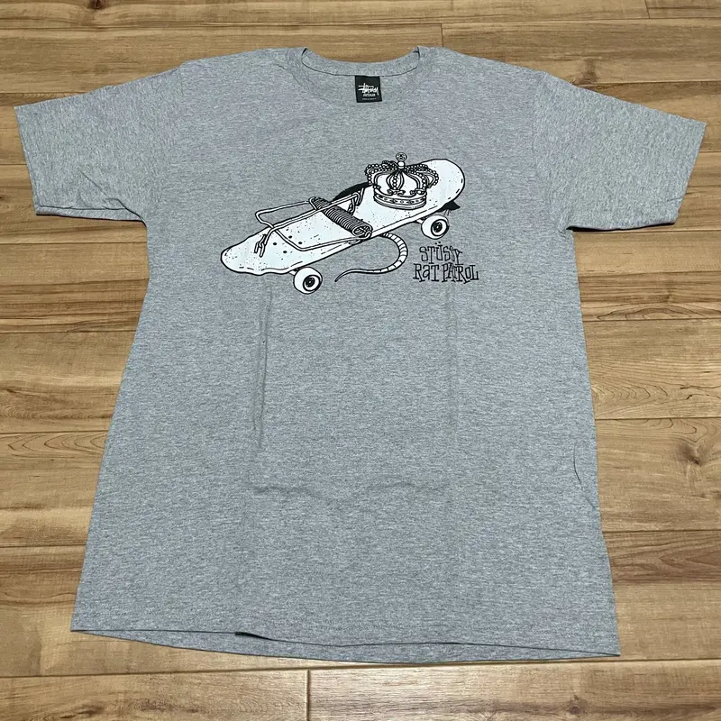 M】 Stussy ステューシー 半袖 RatPatrol ラットパトロール Tシャツ