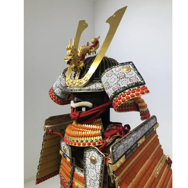 O-006】金小札緋威二枚胴具足 | 甲冑工房丸武