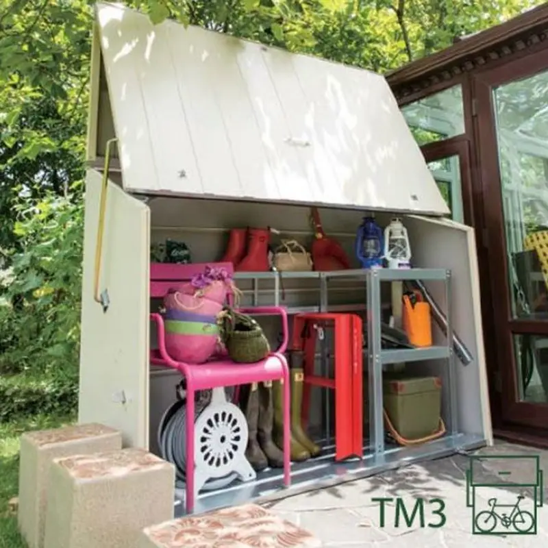 メタルシェッド TM3 TRIMETALS イギリス製 デザイン物置 自転車