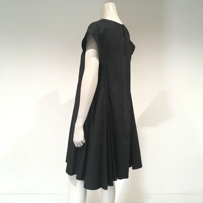 Merlette NAARDEN サイドパネルボートネックショートドレス | due coll...