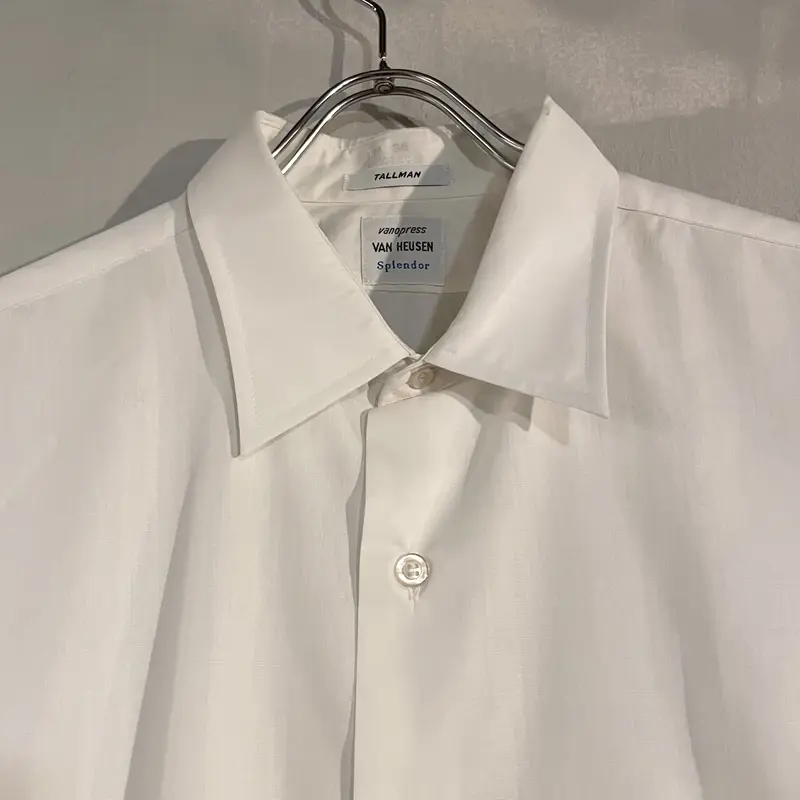 60s VAN HEUSEN Vintage White Shirt DEAD STOCK 白...