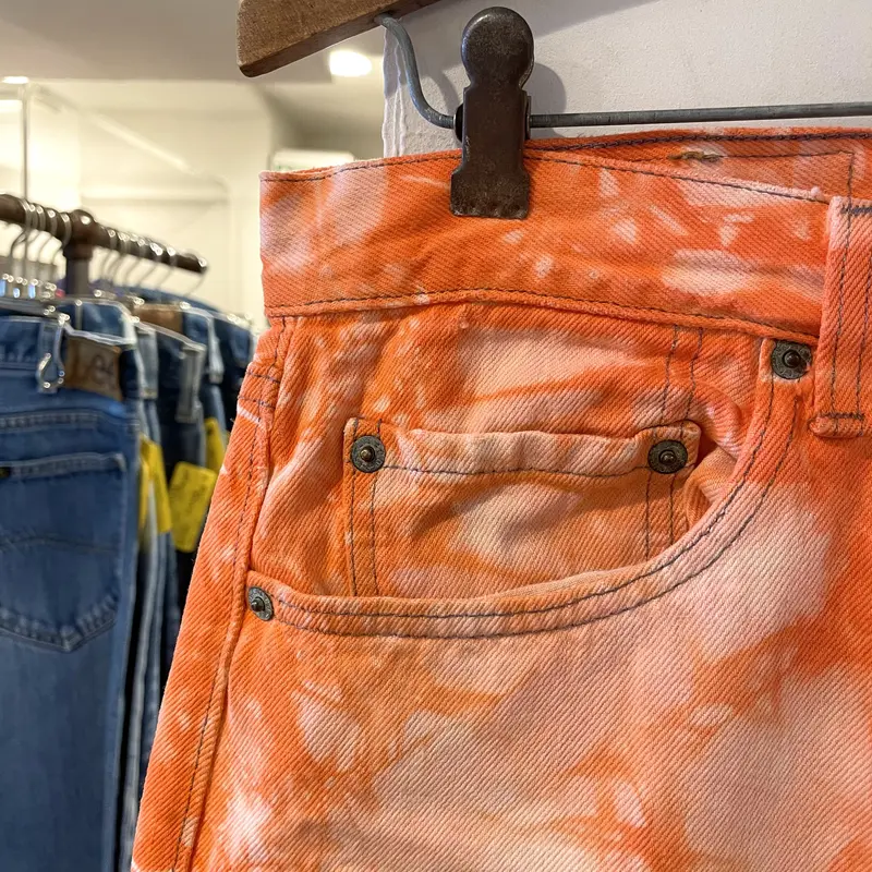 Levi's 501 80年代 リーバイス501 後染めデニムパンツ タイダイ染め