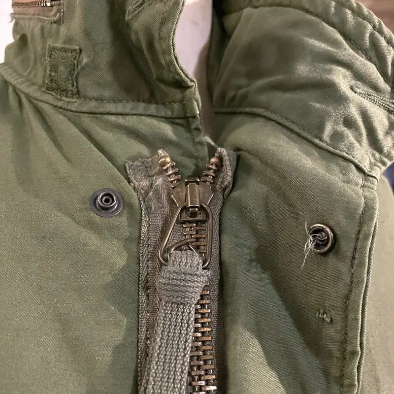 70s US ARMY M-65 Field Jacket バックステンシル 3rdタイプ ブ...