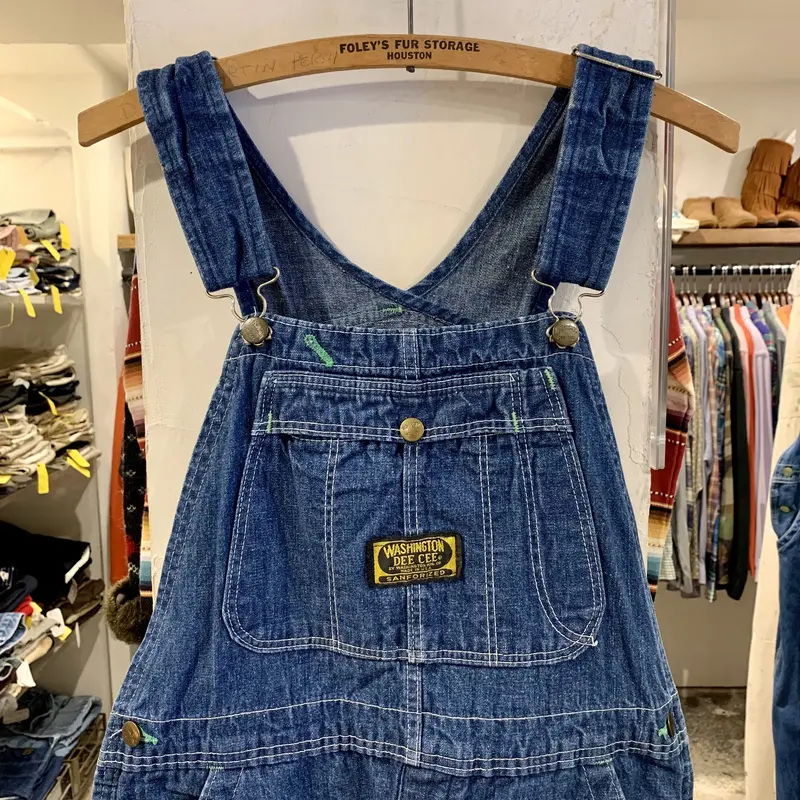 60s WASHINGTON DEE CEE デニム オーバーオール USA製 (S2193)...