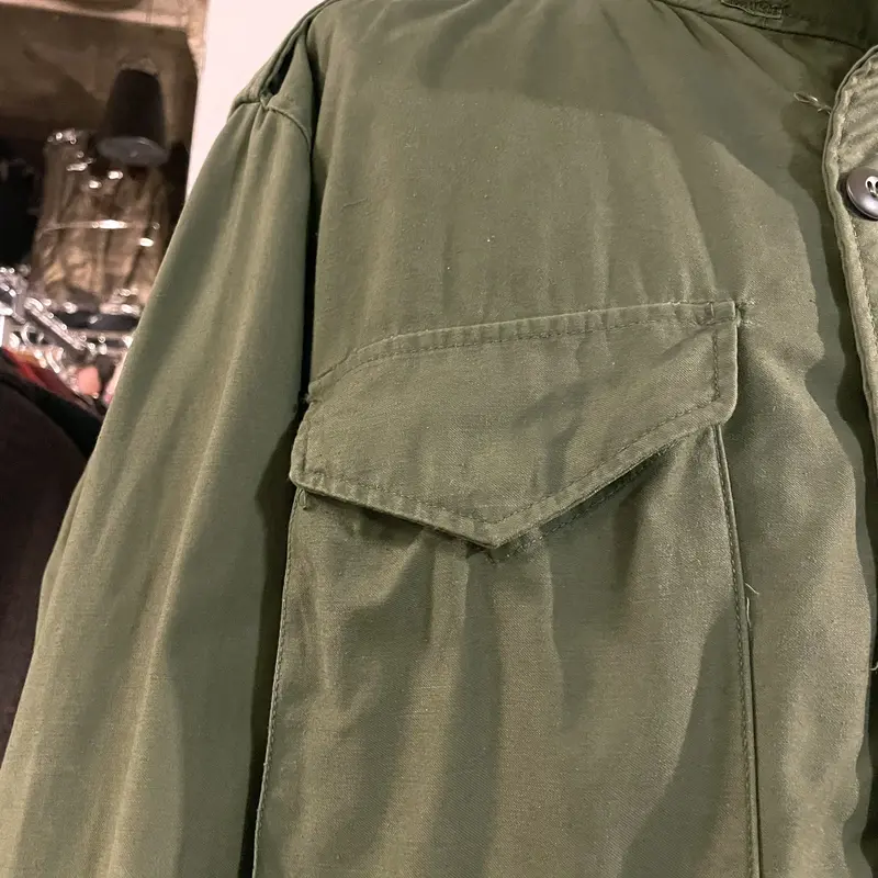 70s US ARMY M-65 Field Jacket バックステンシル 3rdタイプ ブ...