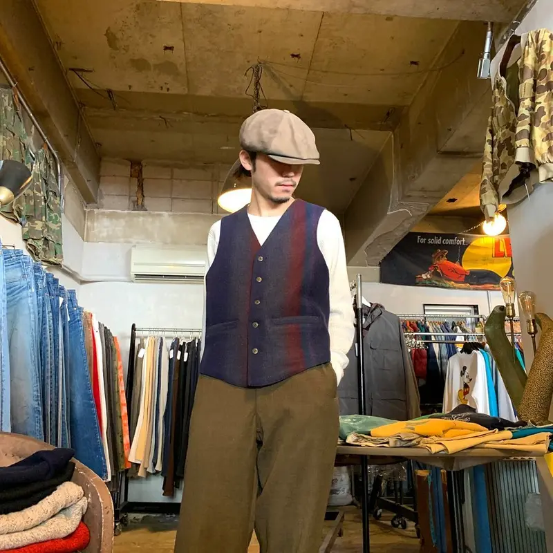 80s PENDLETON ウールベスト USA製 ペンドルトン (S1834) | DUFF