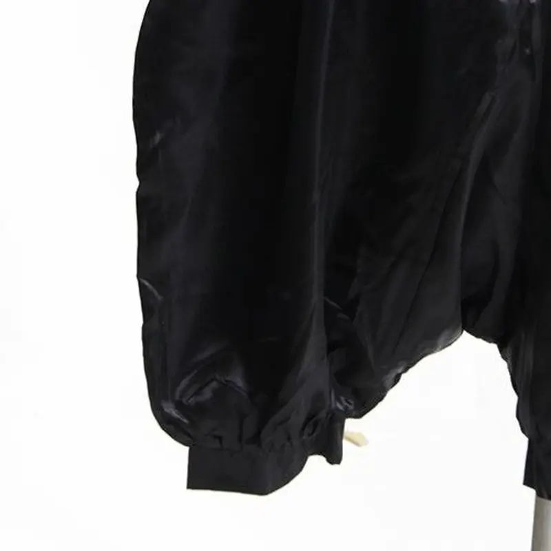 DrugHoney】フロント麻紐スピンドルサテンサルエルパンツ/ドラッグ