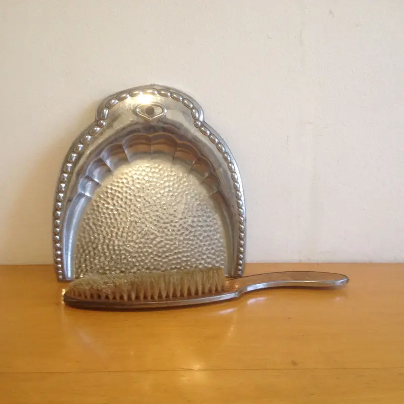 フランス アンティーク ダストパン & ダストブラシ テーブルブラシ