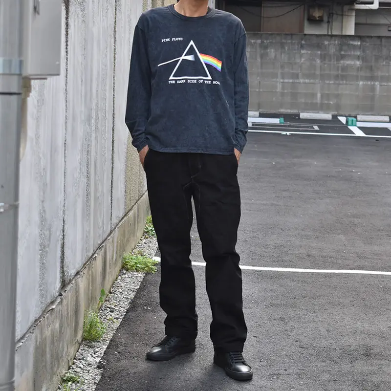 PINK FLOYD ピンクフロイド ロンTEE バンドTシャツ ブラック DARK SIDE...