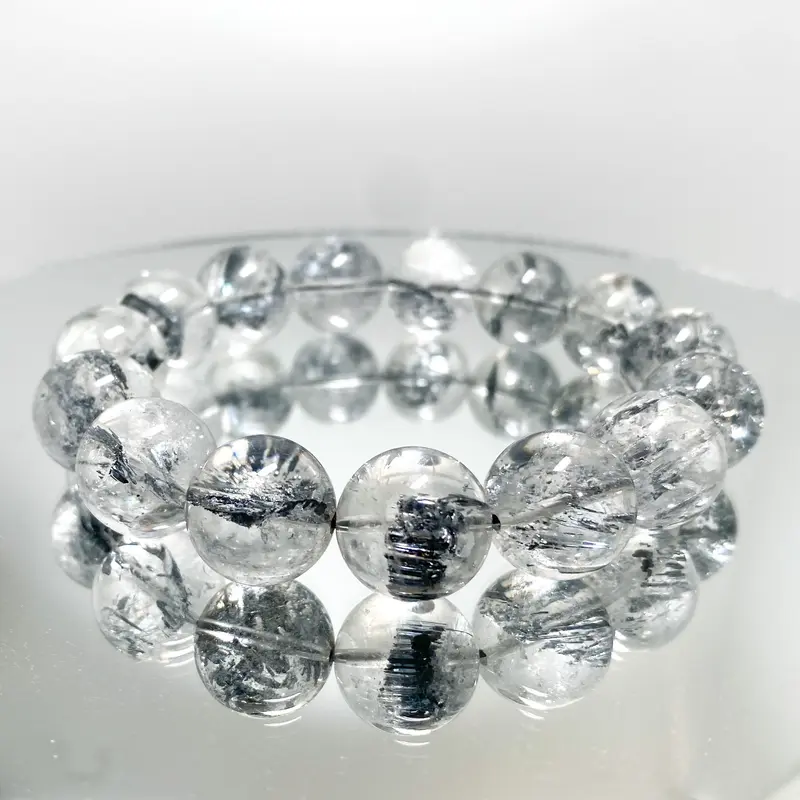 🐥🐉📹【高品質】スティブナイトインクォーツ約15.2~15.8mm/仕事運
