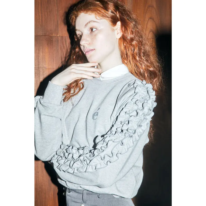 é fluffy sweat gray | épine