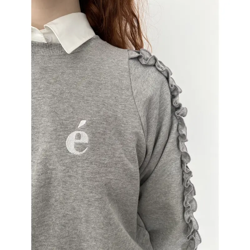 é fluffy sweat gray | épine