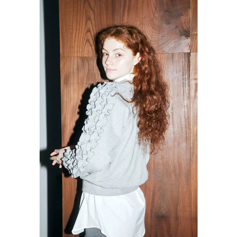 é fluffy sweat gray | épine