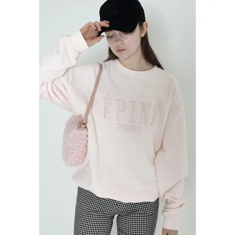ÉPINE PARIS big sweat baby pink×baby pink | épine