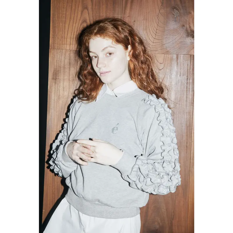 é fluffy sweat gray | épine