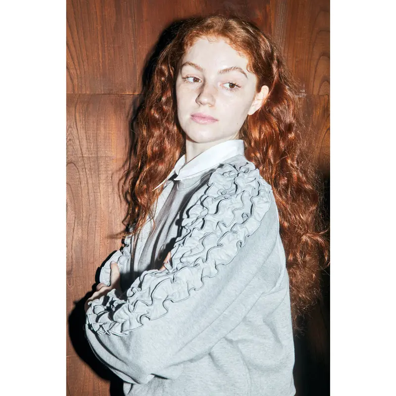 é fluffy sweat gray | épine