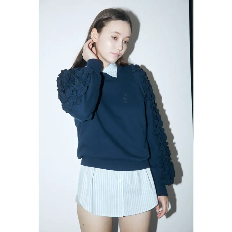 é fluffy sweat navy | épine