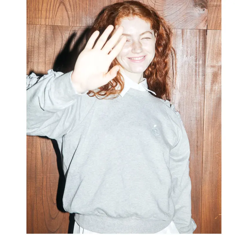 é fluffy sweat gray | épine