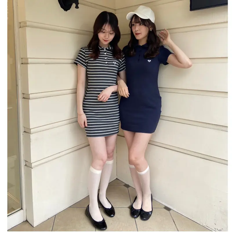 Eé ♡ polo onepiece (2color) | épine