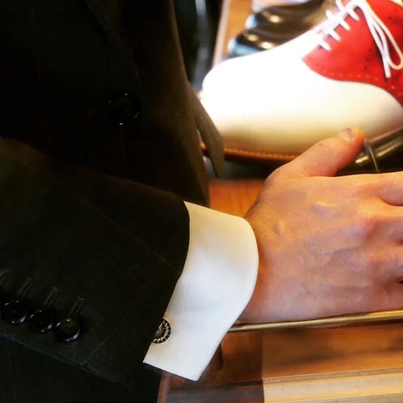 堀口切子]江戸切子カフリンクス（カフス） | フィボナッチ紳士洋品店