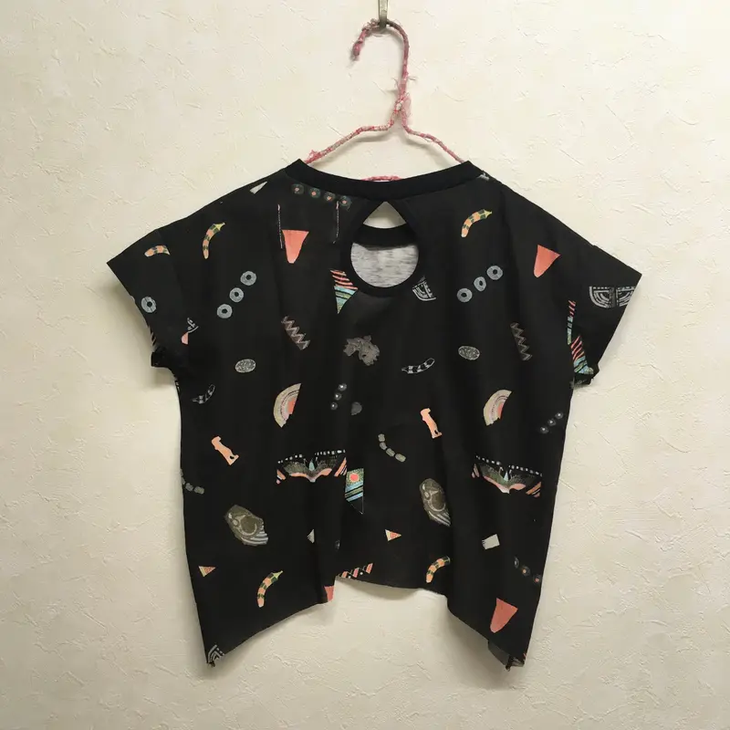 bedsidedrama × frankygrow エニーピースキッズＴシャツ(BLACK) ...