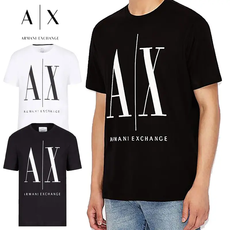 ARMANI EXCHANGE 】 AX アルマーニ エクスチェンジ ビッグロゴプリント