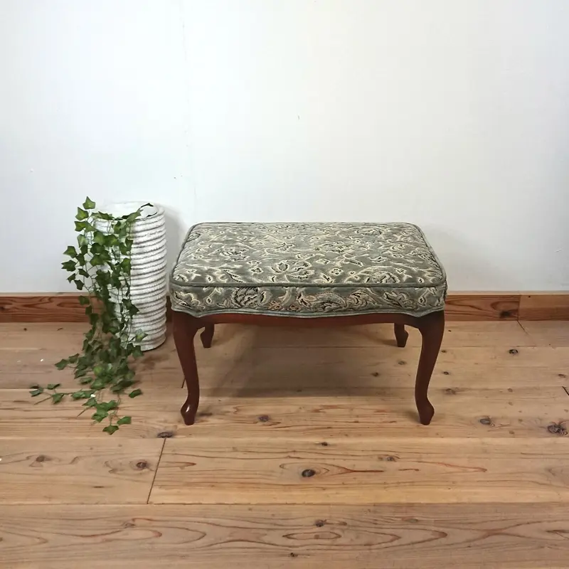 マルニ木工＞ マキシムシリーズ・オットマンスツール ₌未修復・現品