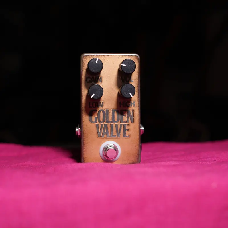 funk ojisan GOLDEN VALVE オーバードライブ GOLDEN VALVE【通常サイズ3つノブバージョン】 | ギター屋funk