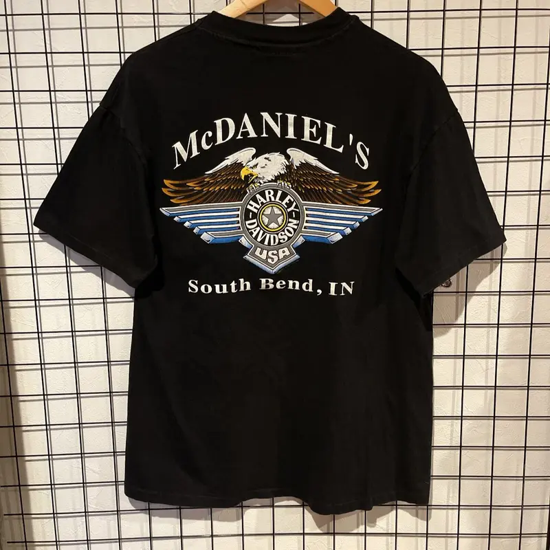 Harley-Davidson 90s 両面プリント シングルステッチ Tシャツ サイズL |...
