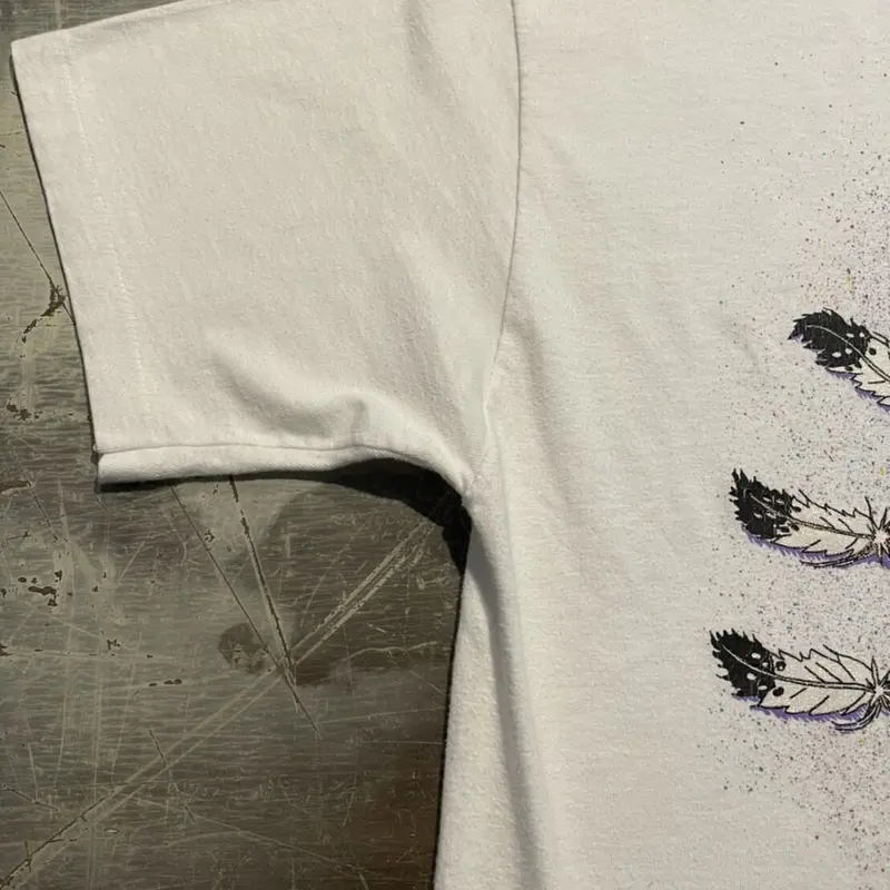 Hanes BEEFY-T 90'sアメリカ製 プリントTシャツ Lサイズ ホワイト