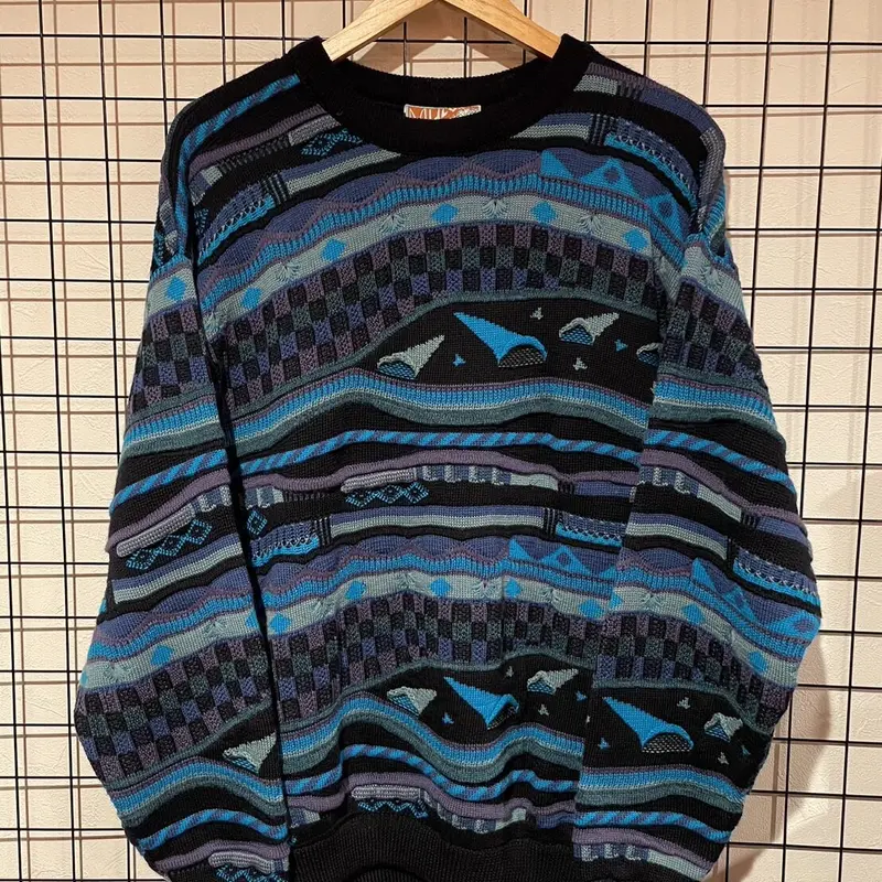 90s MULGA CLASSICS 3Dニット オーストラリア製 Mサイズ | 古着屋Quest