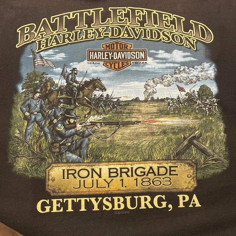 HARLEY-DAVIDSON ハーレーダビッドソン 両面プリント 半袖Tシャツ A754