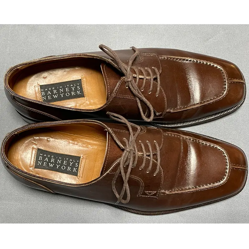 BARNEYS NEWYORK Uチップシューズ ブラウン 40サイズ イタリア製 | Ult...